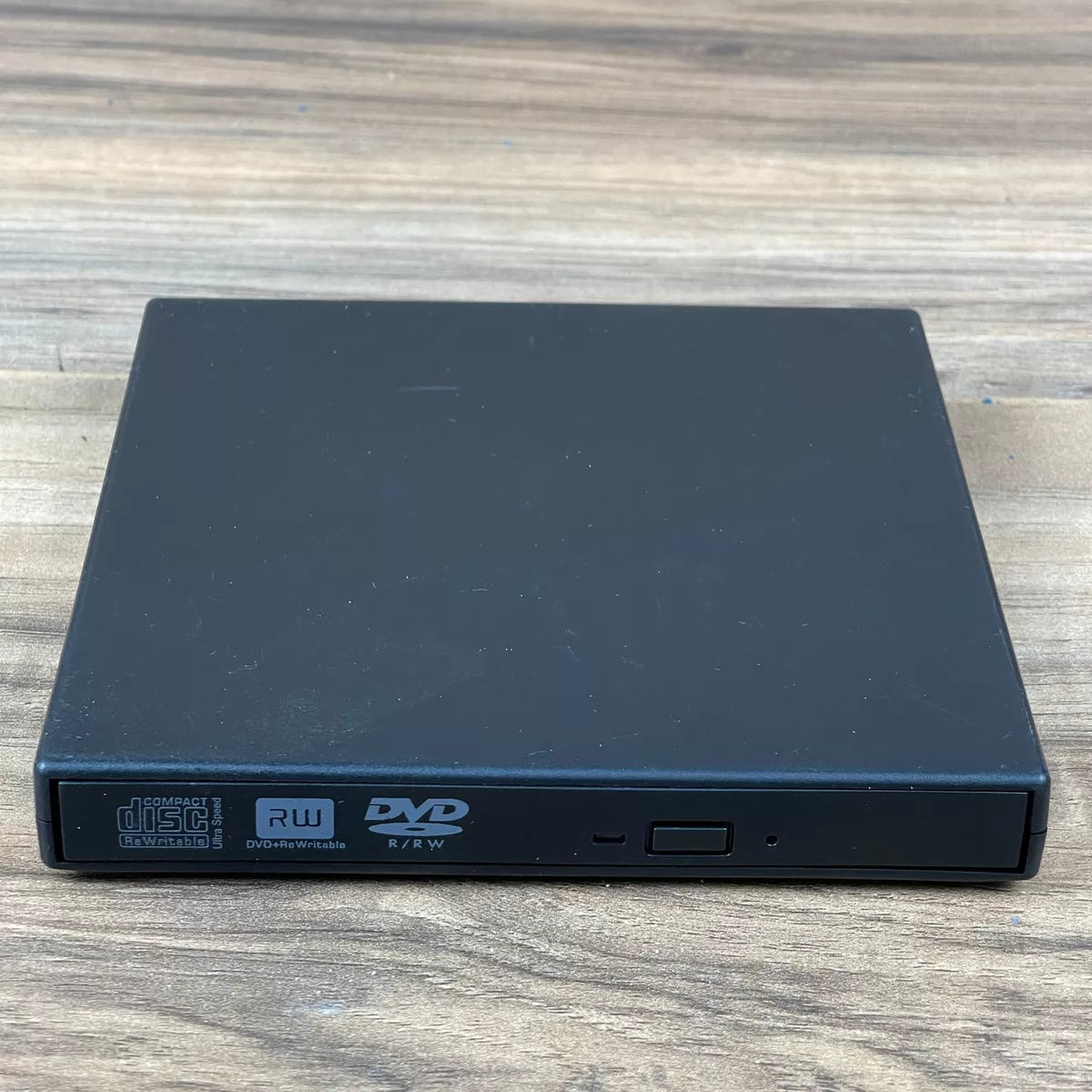 Black Portable DVD ROM ReWritable Ultra Speed Compact Disk Drive
