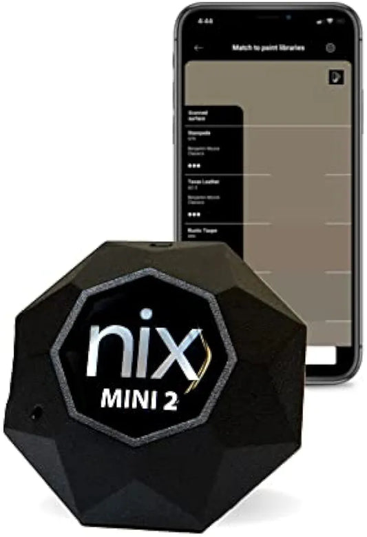 Nix Mini 2 Color Sensor Colorimeter - Portable Color Matching Tool -Identify and match paint and digital color values instantly