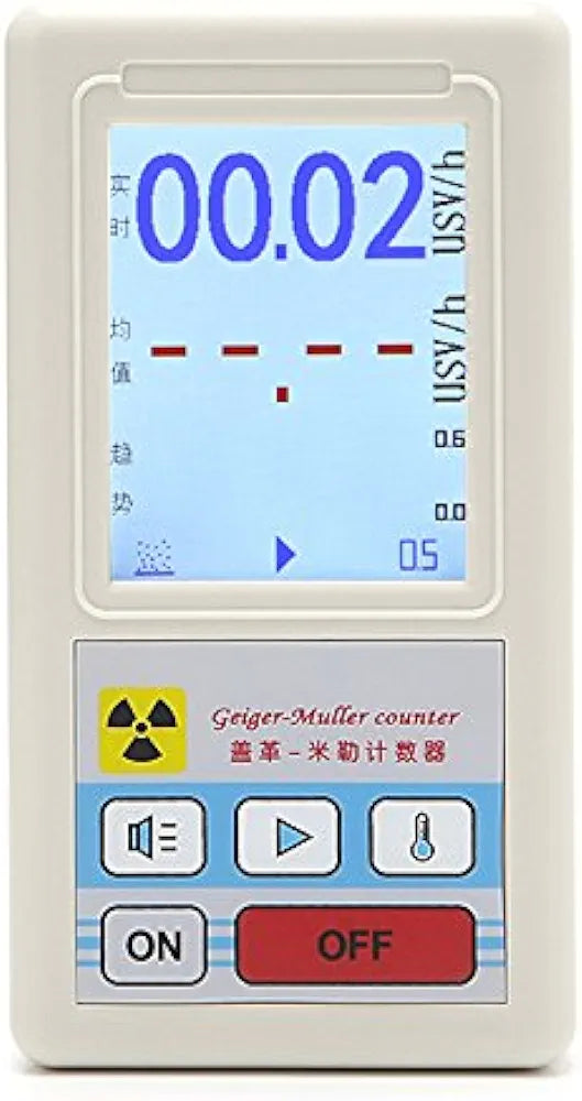 BR-6 Radioactivity Detector Portable Geiger counters detectable Species Beta Gamma X-ray