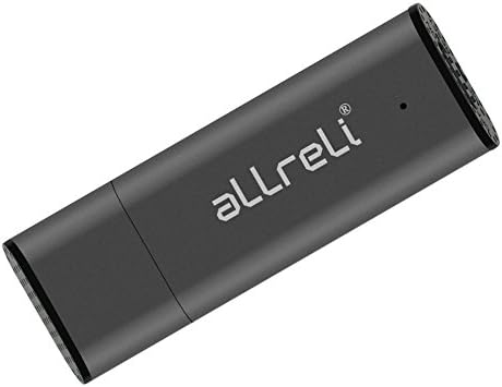 aLLreLi CP00341 Digital Voice Recorder [2 in 1] 8GB Mini USB Flash Drive with Cord for Meeting Conference Interview