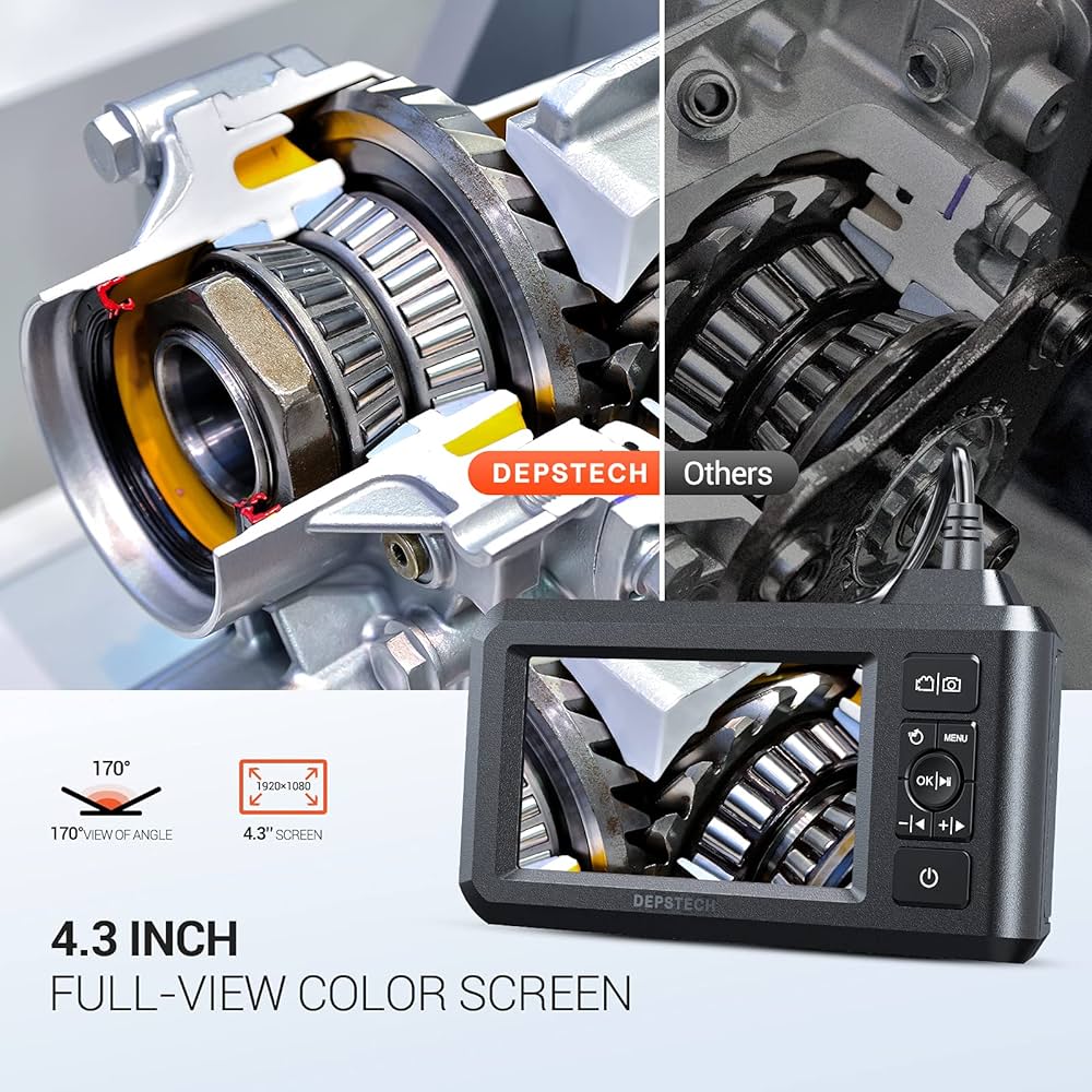 DEPSTECH 5.5mm Industrial Endoscope 1080P Digital Borescope