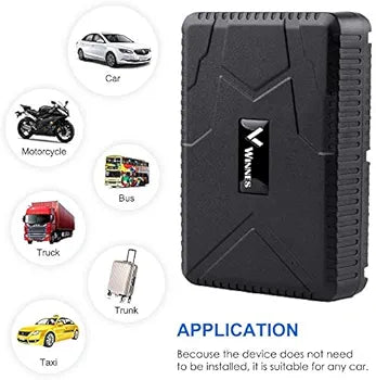 GPS 4G Tracker with Strong Magnets, Real Time GPS Car Tracker Vehicle Tracking Device Geo Fence/Standby Time 120 Days GPS Locator Vehicle Tracker for Free App (4GTK915)