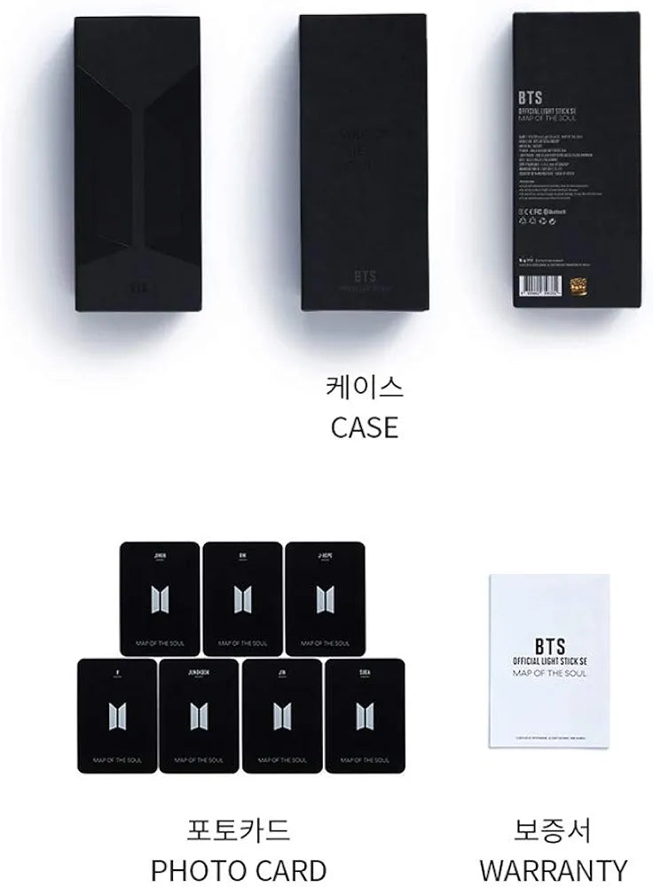 BTS Official Lightstick Map of The Soul Special Edition + BTS Transparant Photocard