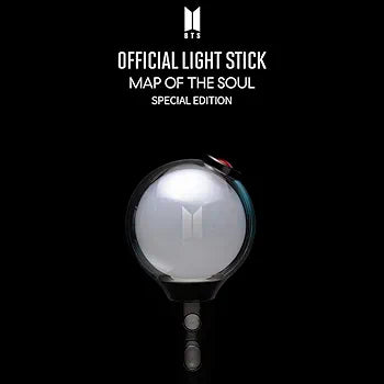 BTS Official Lightstick Map of The Soul Special Edition + BTS Transparant Photocard