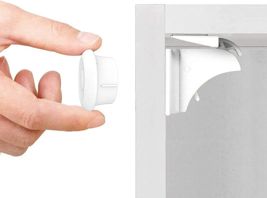 Baby Safety Magnetic Cupboard Lock White