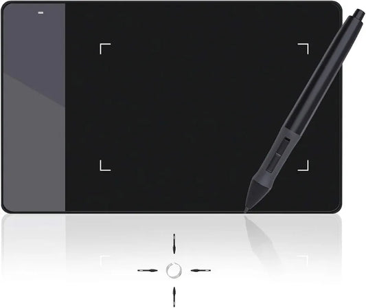 HUION 420 OSU Tablet Drawing Tablet, Graphics with Digital Stylus, 4 x 2.23 inches for Digital Art, Design & Animation, Work with Mac, PC