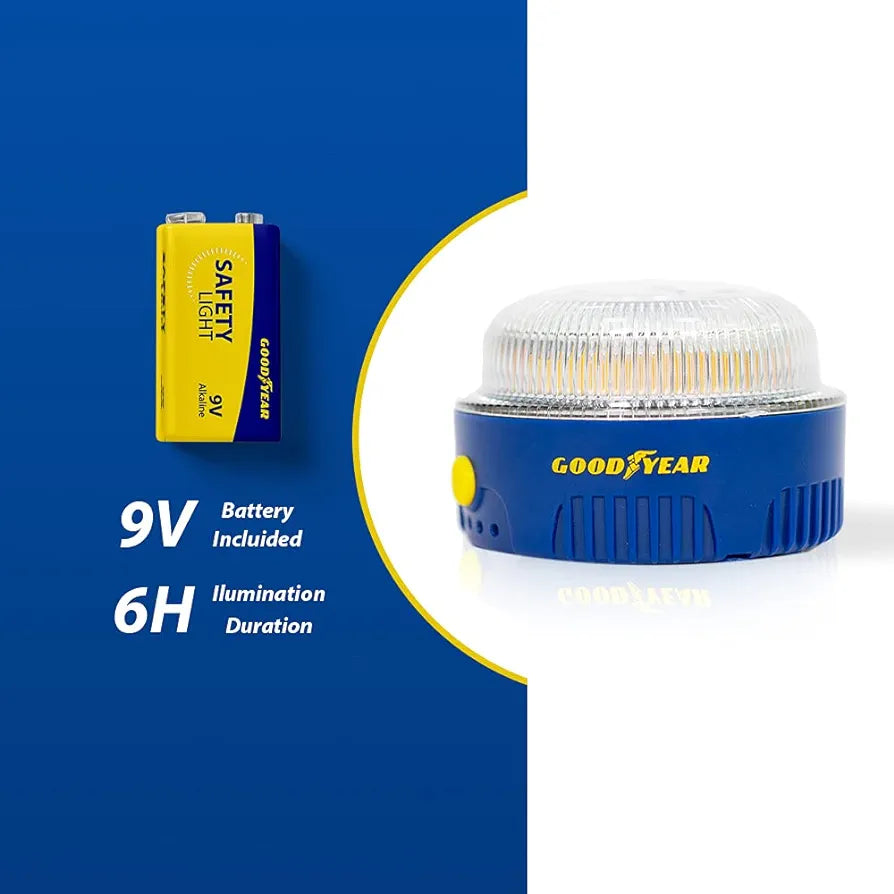 Goodyear Safety Light (without battery)- Car Emergency Light - Approved - Signal v16 - DGT Approved