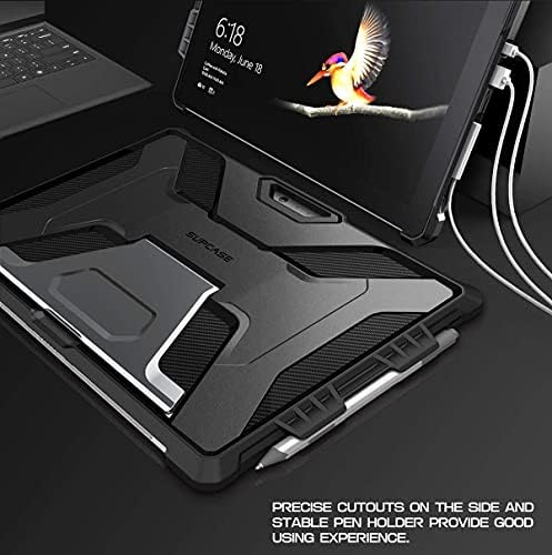 SUPCASE [UB PRO Series] Full-Body Kickstand Rugged Protective Case for Surface Pro 7/Pro 6 Case Microsoft Surface Pro 7/Pro 6/Pro 5/Pro 4/Pro LTE (Black)