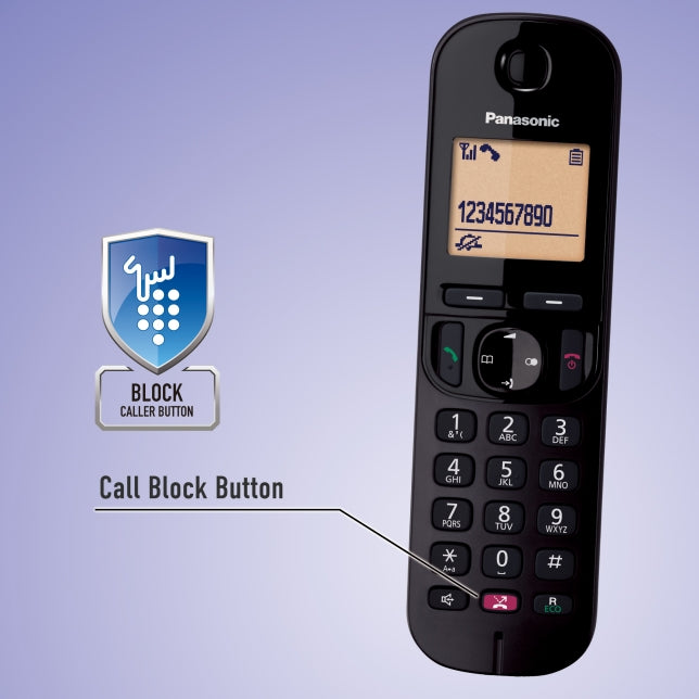Panasonic KX-TGC220EB DECT Cordless Phone with Answering Machine