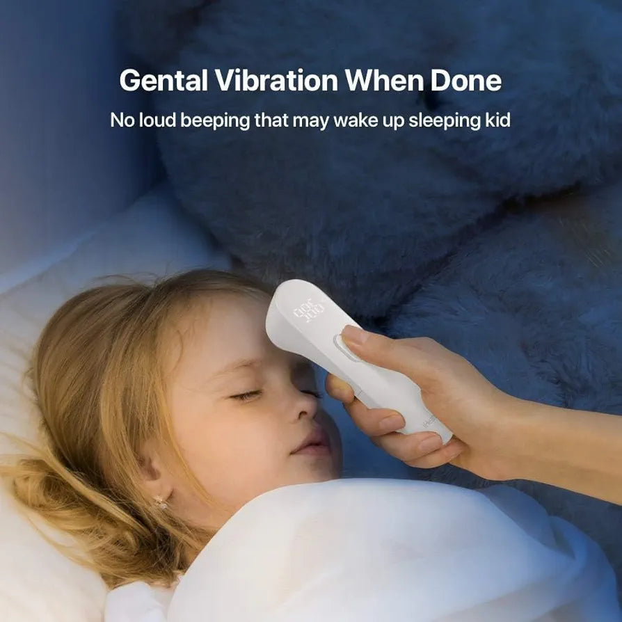 iHealth No-Touch Forehead Thermometer, Digital Infrared for Adults and Kids, Touchless Baby with 3 Ultra-sensitive Sensors(PT3)