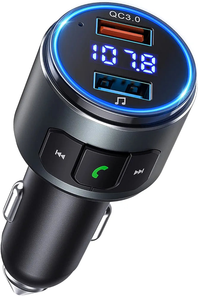 Virfine Bluetooth FM Transmitter Car,