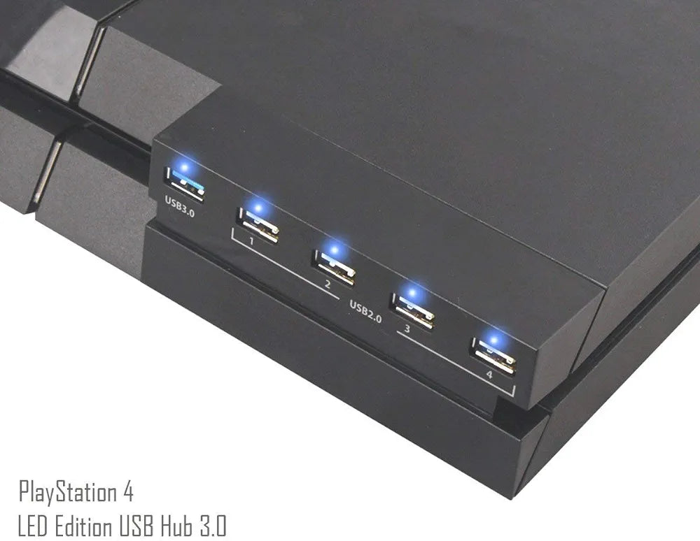 Dobe 2 to 5 USB HUB for PS4 System