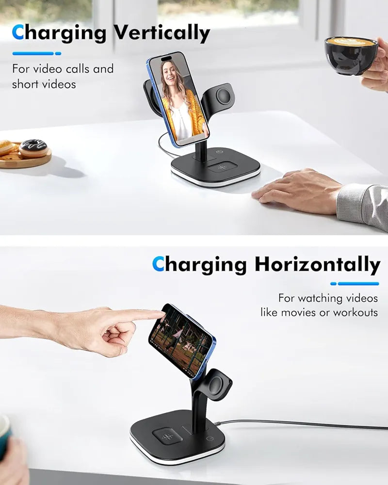 Wireless 5 in 1 Charging Station