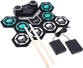 BioNyt YUTR Electronic Hand Drum Set Portable USB Charging Hand-Rolled Kit Percussion Instrument