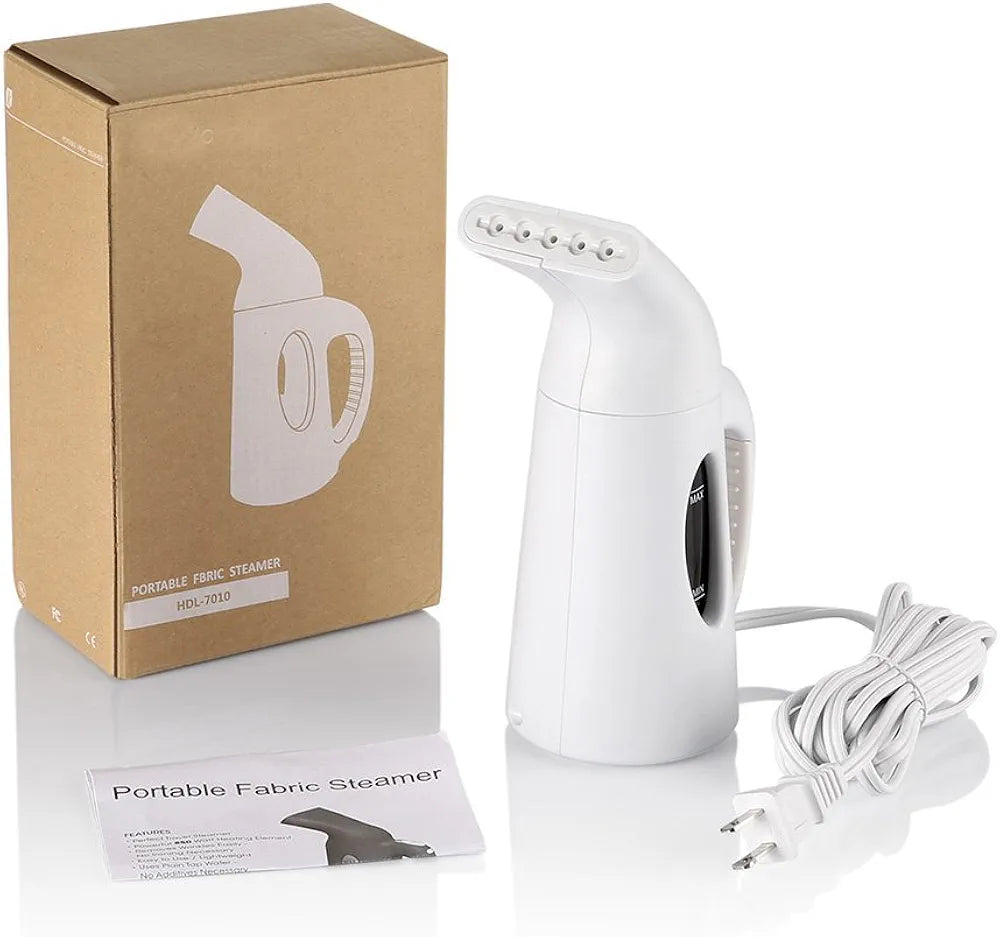 HAND 7010 Portable Garment Steamer Perfect for Travelling 0.6 KG, 850W and 8ft Power Cord