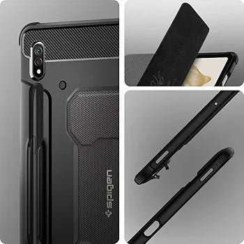 Spigen Samsung Galaxy Tab S8 Plus/S7 Plus Case Rugged Armor Pro - Black