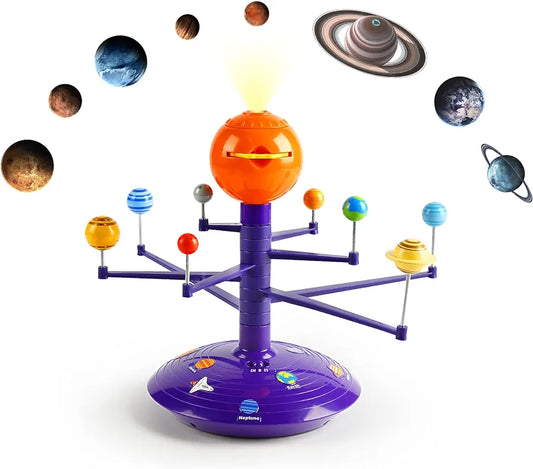 Science Can Solar System for Kids, Talking Astronomy Solar System Model Kit, Space Toys with 8 Planets, Planetarium Projector STEM Toys for 3 4 5+ Years Old Boys Girls