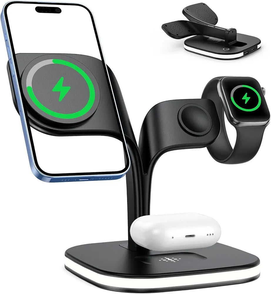 Wireless 5 in 1 Charging Station