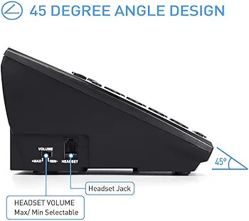 Call Center Telephone with Noise Cancellation Headset (HT500)