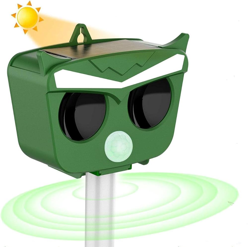 Ultrasonic Solar Animal Repellent