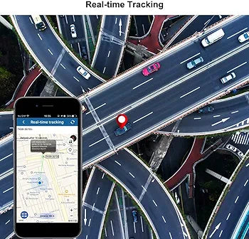 GPS 4G Tracker with Strong Magnets, Real Time GPS Car Tracker Vehicle Tracking Device Geo Fence/Standby Time 120 Days GPS Locator Vehicle Tracker for Free App (4GTK915)