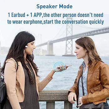 TimeKettle WT2 Plus Language Translator Includes Realtime Smart Earphones