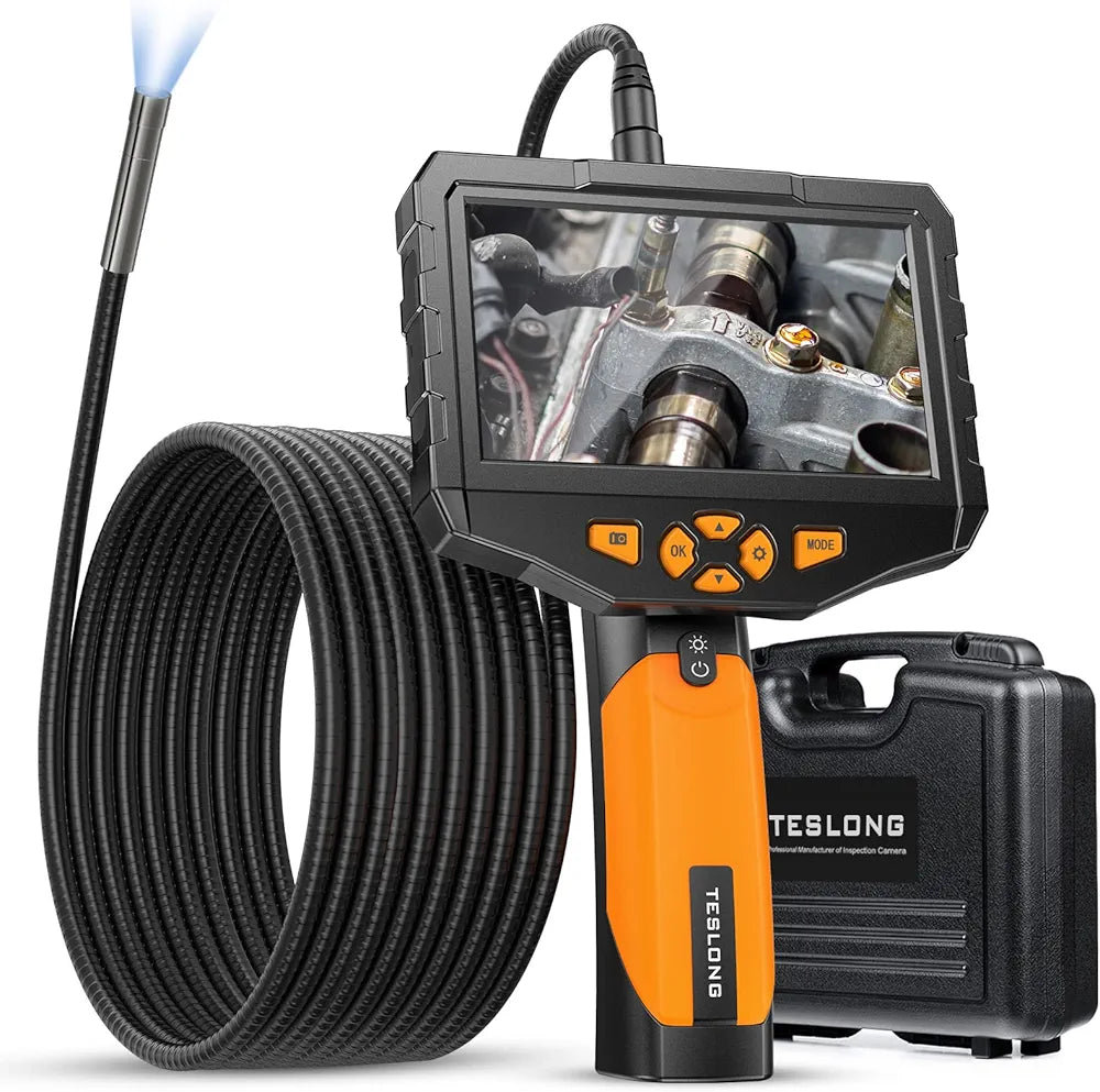 Teslong NTS300 Pro Triple-Lens 5m Inspection Camera with 5-inch HD Screen