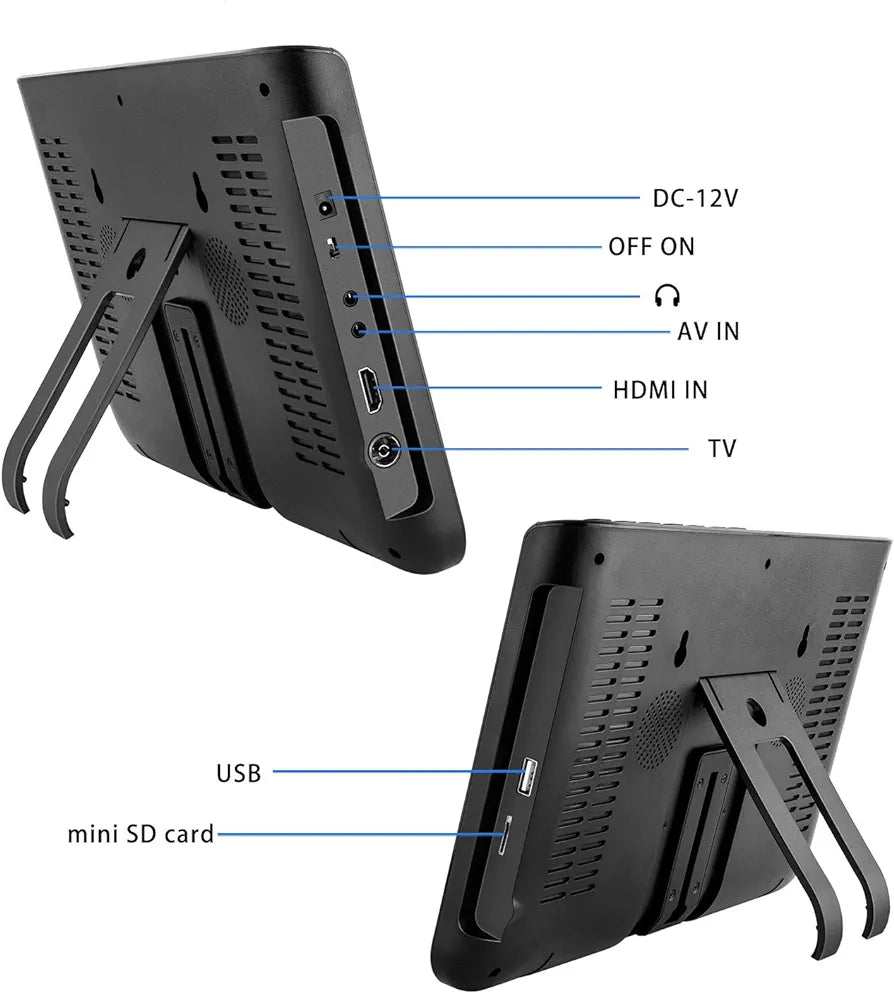 ZOSHING 10.1" Portable Monitor/TV,