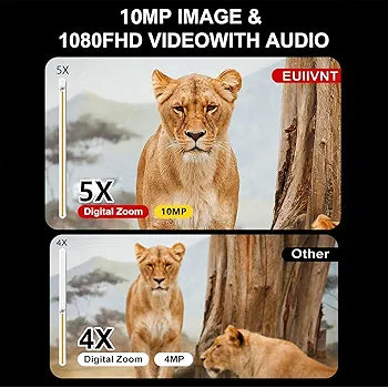 Night Vision Goggles, R18 Digital Night Vision Binoculars for Total Dark, 2.4'' 1080p Photo & Video Infrared Night Vision Scope for Hunting Travel Surveillance