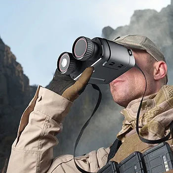 Night Vision Goggles, R18 Digital Night Vision Binoculars for Total Dark, 2.4'' 1080p Photo & Video Infrared Night Vision Scope for Hunting Travel Surveillance