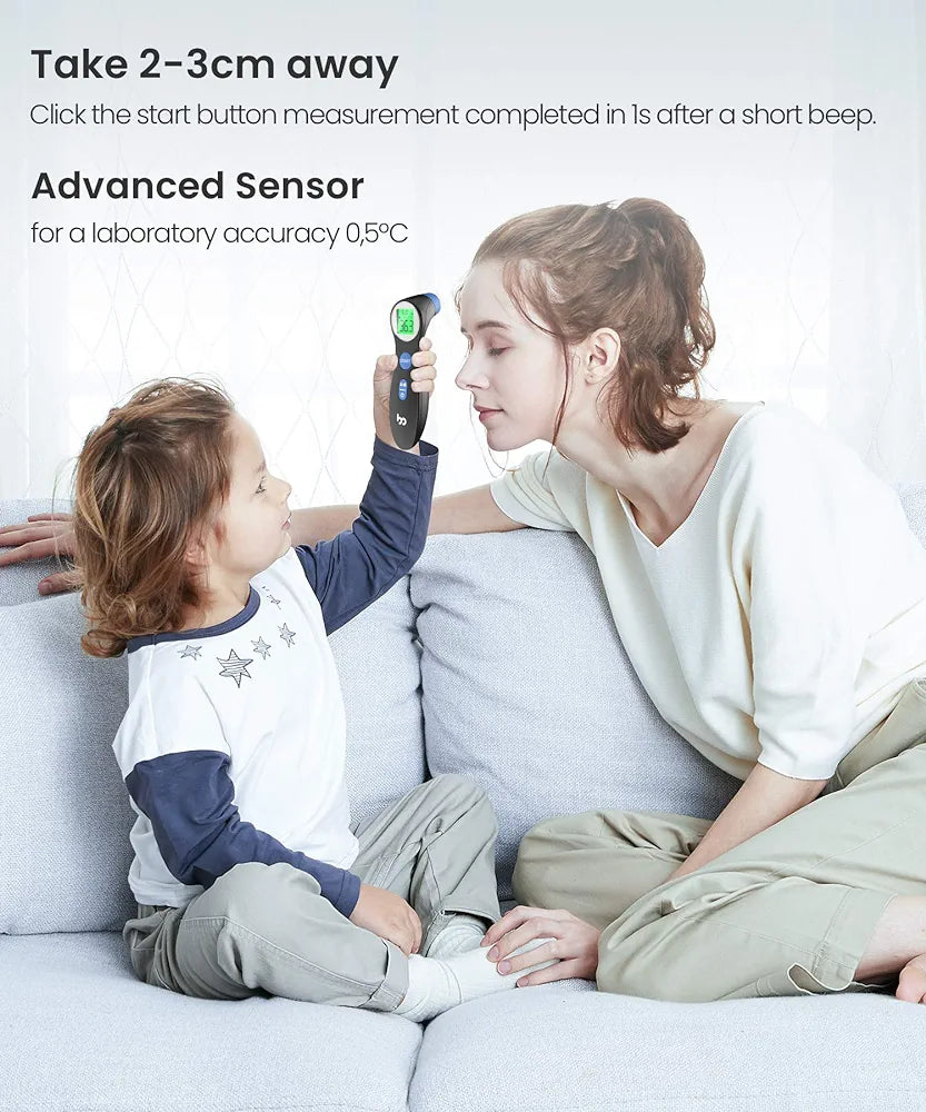 Femometer Forehead Thermometer for Adults Kids, Non Contact