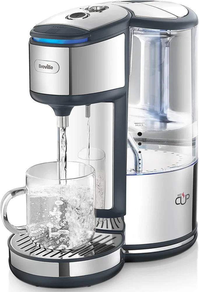 Breville BRITA HotCup Hot Water Dispenser | With integrated water filter | 3kW Fast Boil & Variable Dispense | 1.8L | Energy-efficient use