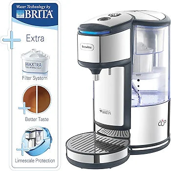 Breville BRITA HotCup Hot Water Dispenser | With integrated water filter | 3kW Fast Boil & Variable Dispense | 1.8L | Energy-efficient use