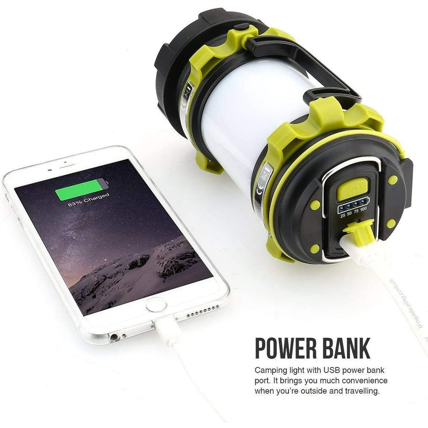 THE LED Camping Light, Rechargeable 2600mAh Camping Lantern