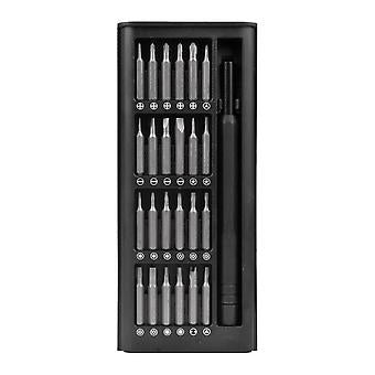 Screwdriver 25 In 1 Set Precision Magnetic Screw Driver Bits Mini Tool Case Dismountable For Smart Home Pc Phone Repair