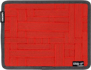 Cocoon CPG7RD GRID-IT! Accessory Organizer - Small 7.25" x 9.25" (Racing Red)