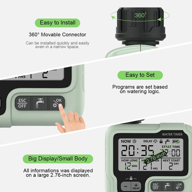 Automatic Water Timer Garden Digital Irrigation Machine Intelligent Sprinkler