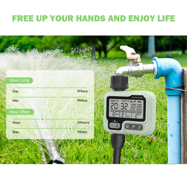 Automatic Water Timer Garden Digital Irrigation Machine Intelligent Sprinkler