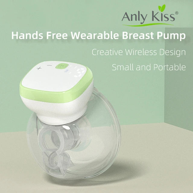 Breast Pump Hands Free Wearable Electric Breastfeeding Pump Portable Low Noise Strong Suction