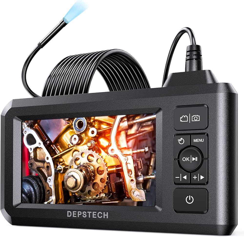 DEPSTECH 5.5mm Industrial Endoscope 1080P Digital Borescope