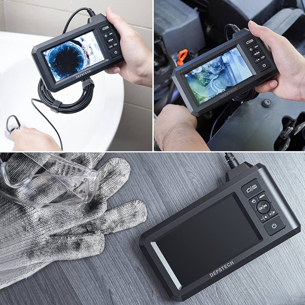 DEPSTECH 5.5mm Industrial Endoscope 1080P Digital Borescope