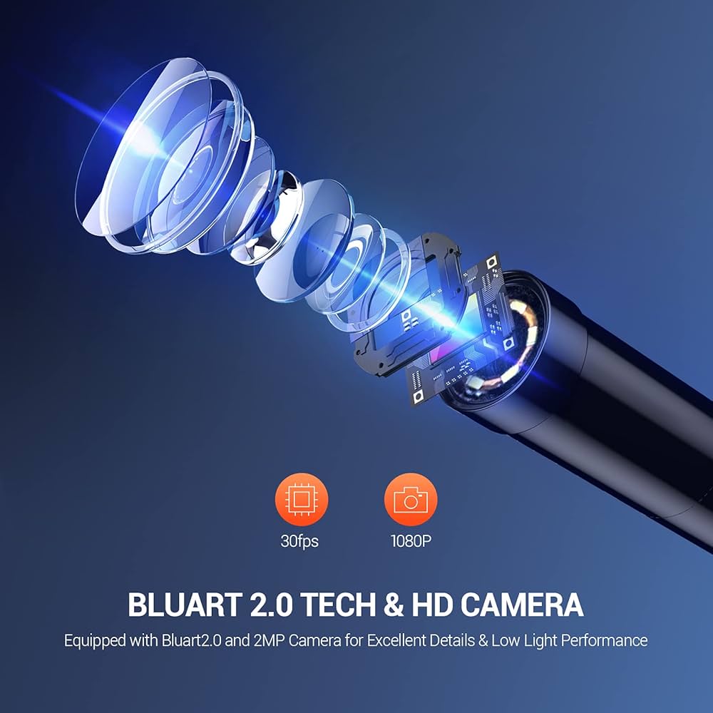 DEPSTECH 5.5mm Industrial Endoscope 1080P Digital Borescope