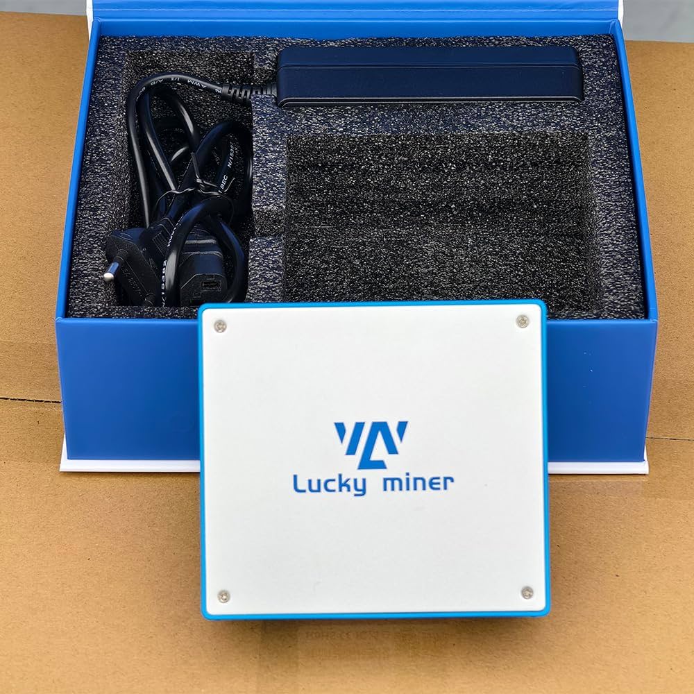 Lucky Bitcoins Solo Miner Machine LV07 1TH/S 25W 2.4GWiFi SHA-256 Asic Chip WiFi