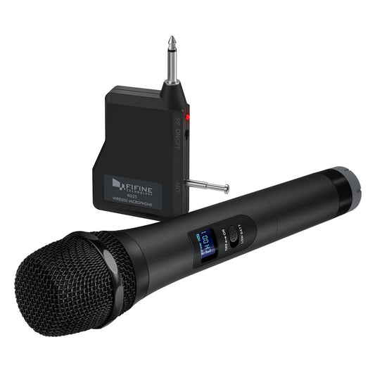 FIFINE K025 Wireless Handheld Microphone System, Battery