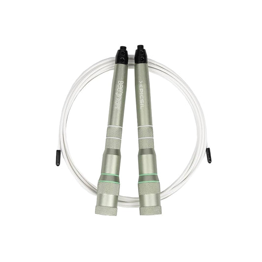 PICSIL - BEE High Speed Skipping Rope | Aluminum & Double Bearing System | Self-Adjusting for Cross Training, Boxing & Fitness | Lightweight 7.4oz | Adaptable for Men, Women & Children |