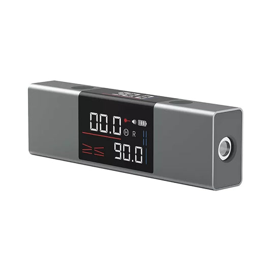 Digital Inclinometer, Protractor Laser Er-Laser Ruler with Bi-Directional L-As-er Marking, Real Time Protractor with Double-Sided High Definition LED Screen for Home