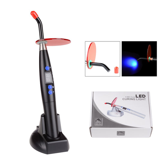 Dental Curing Light Wireless Cordless Big Power Blue Light LED Light with Charging Suitable Dental Hospital Clinic Family Essential