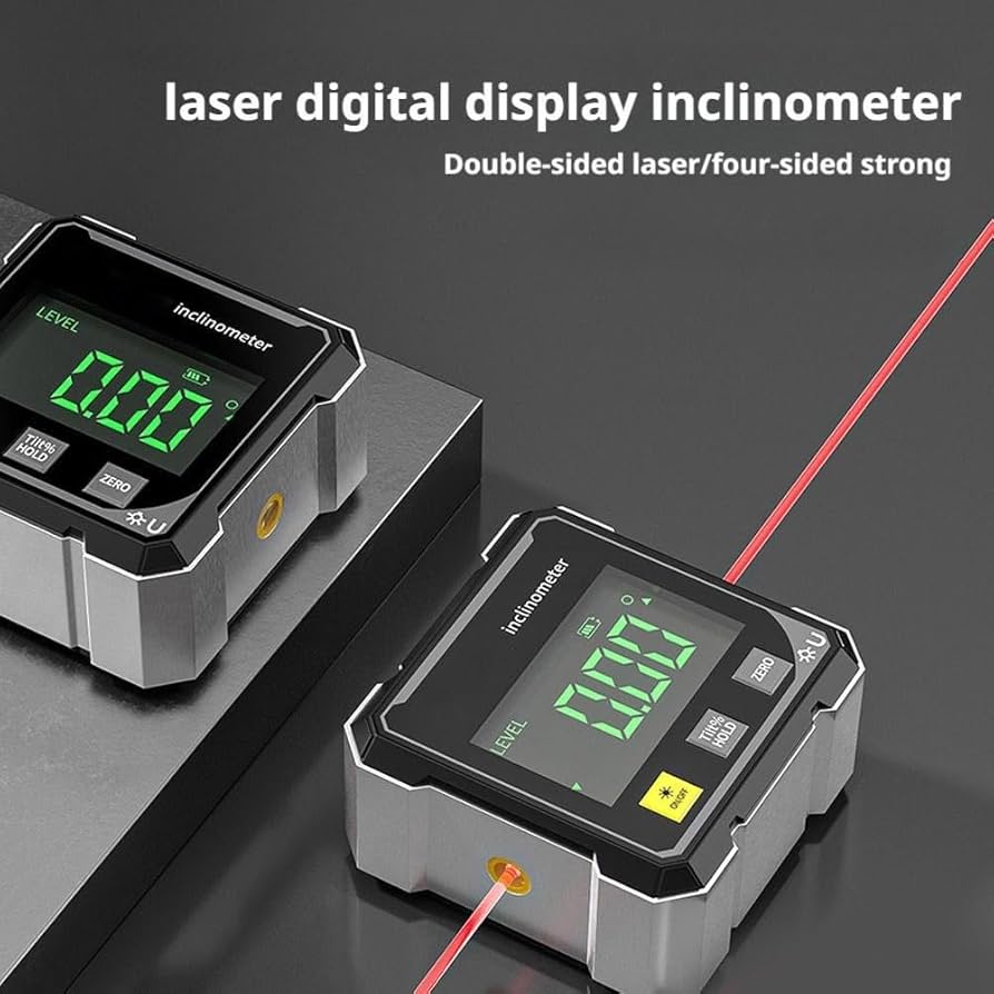 Laser digital inclinometer