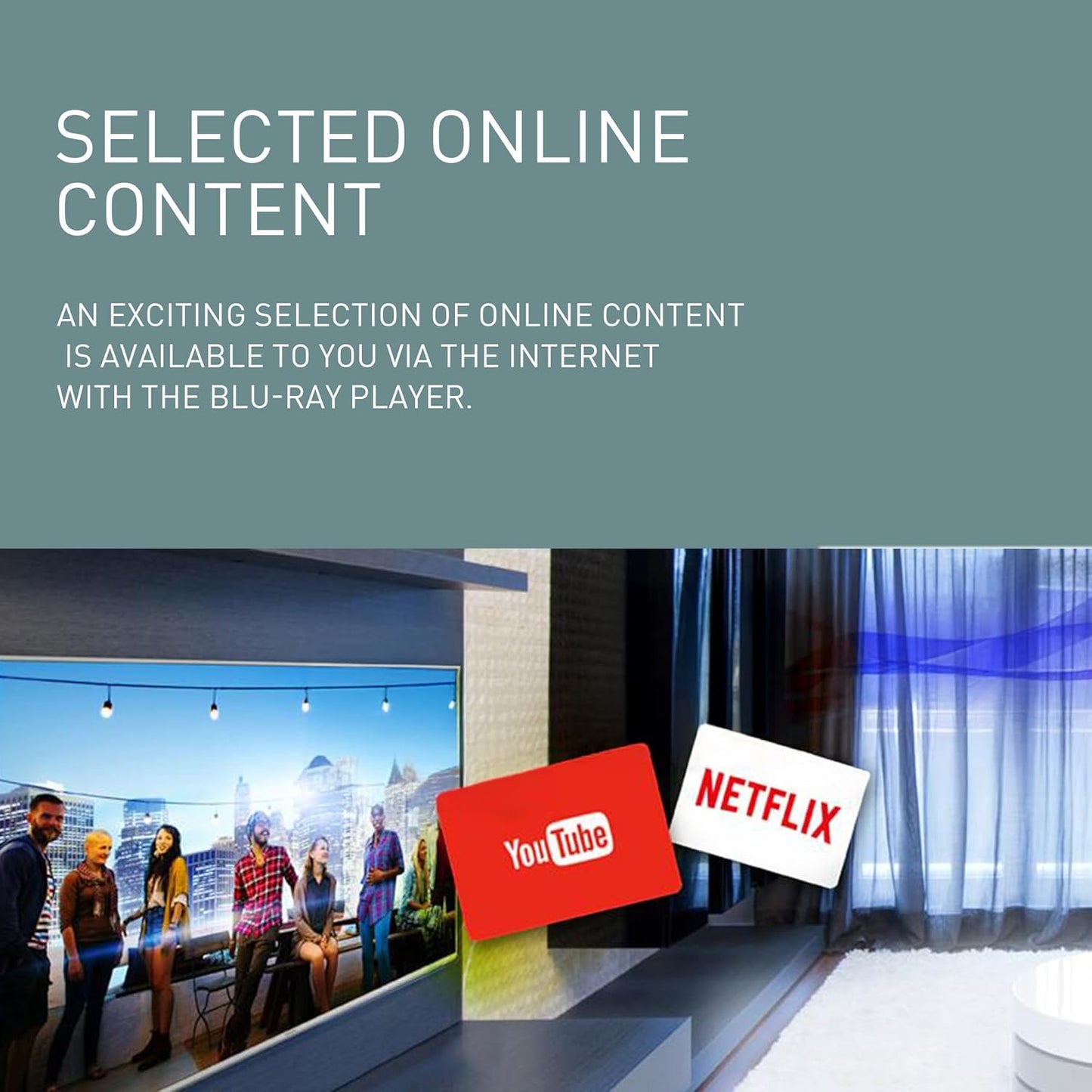 Panasonic Blu Ray DVD Player with Full HD Picture Quality and Hi-Res Dolby Digital Sound, DMP-BD84P-K, Black