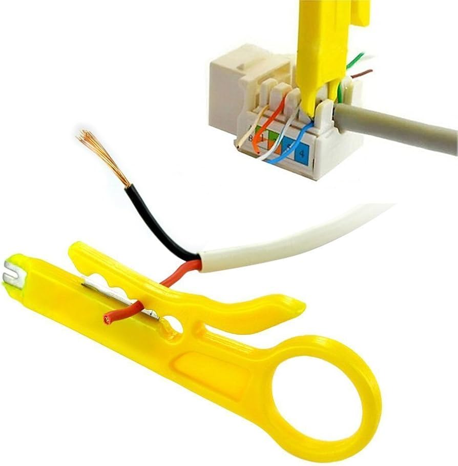 Cable Tester 4 in 1  + Crimping Tool + Wire Stripper + 100 RJ45 CAT5 CAT5e Connector Connector Network Tool Kits